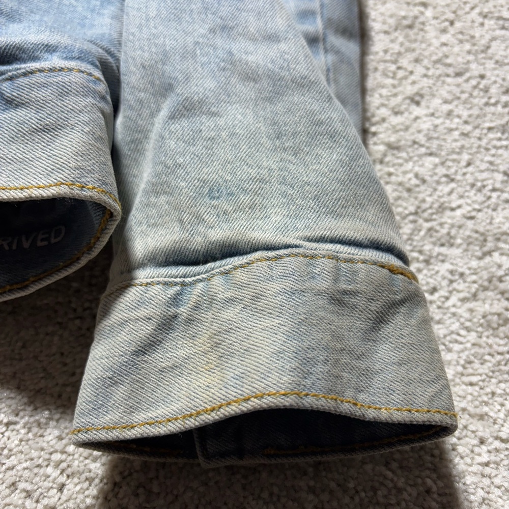 Chubbies Sherpa‎ Lined Denim Trucker Jean Jacket Size Small - Picture 9 of 9